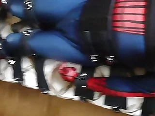 Spiderman in the restraining system